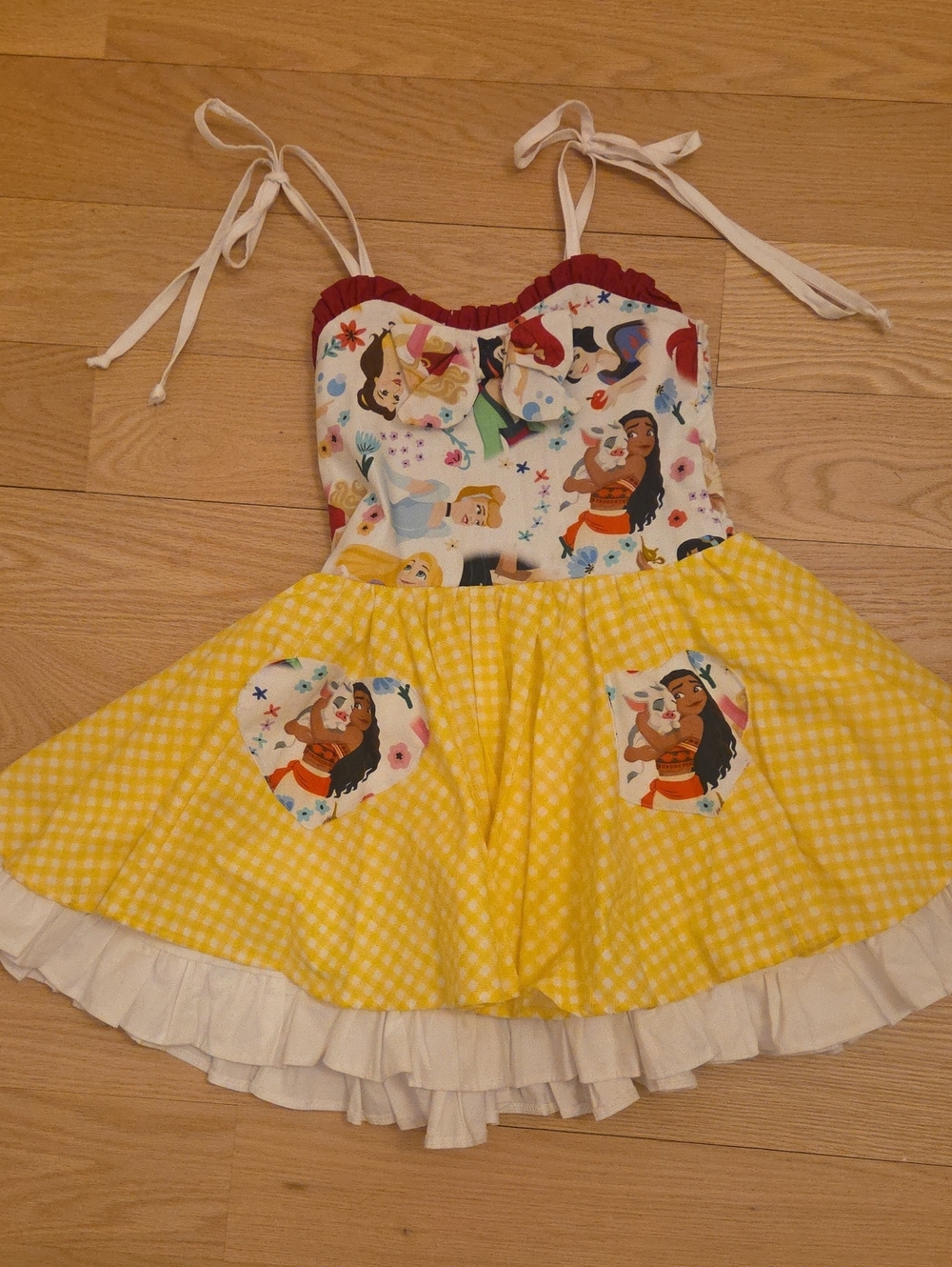 Girls'  Princess Character Dress With Moana Pockets